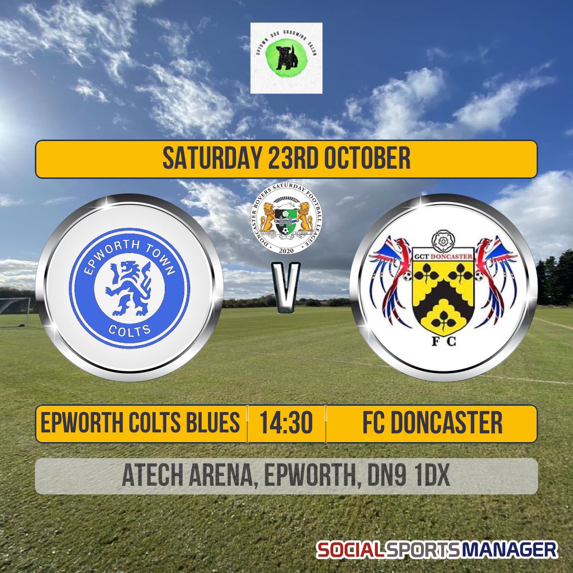 🏠 𝙇𝙤𝙤𝙠𝙞𝙣𝙜 𝙩𝙤 𝙗𝙤𝙪𝙣𝙘𝙚 𝙗𝙖𝙘𝙠!

🆚FC Doncaster
⏰ 14:30
🏟 ATech Arena

Tomorrow we’re back at home looking to bounce back after suffering our first defeat of the season. Food and Drink available 🍺🌭
Get down and support the lads 
#UTB 🔵🔵🔵