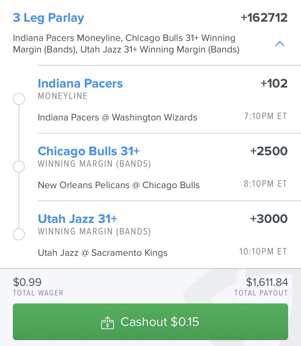 LocksHealthy's tweet image. One BS Parlay and one winner let’s ride 🔥