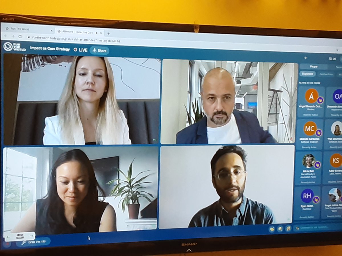 startupsandsoc's tweet image. Happening now!  Virtually and in-person @betaworkstudios! @dsaezgil @Tiny_Organics talking w @kathytpham  how impact is core to their strategy at the #FutureProofTech Founder summit.