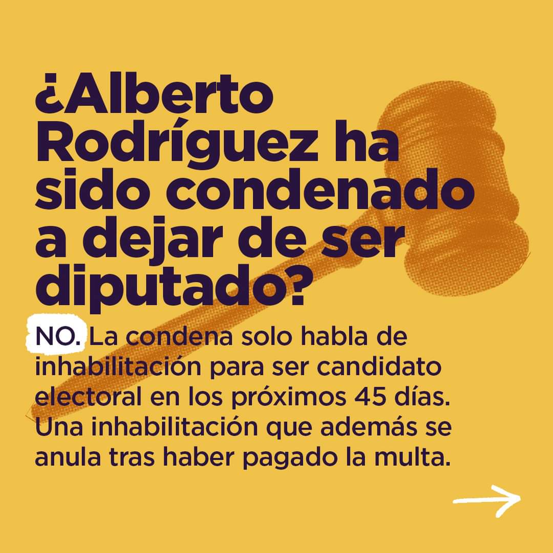 PodemosAragon's tweet photo. Desde Podemos Aragón manifestamos nuestra más enérgica condena a la decisión de Batet sobre @Alber_Canarias, por suponer un ataque directo a la libertad y a Podemos, así como a cualquiera que se sienta demócrata.

#JuecesContraLaDemocracia https://t.co/44XtKBueFm