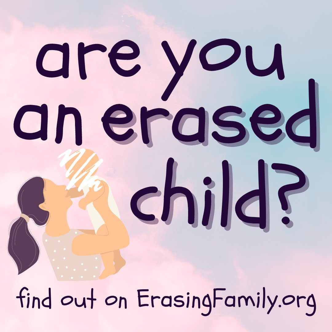 It’s hard to figure out if you’re an Erased Child. Watch Erasing Family on Tubi to find out more.
.
.

Hey if you know a friend who hasn’t spoken to their mom or dad in a while. Send them this post!
.
.
#Documentary #mentalhealth #familysupport #childsupport  #tiktok #dances