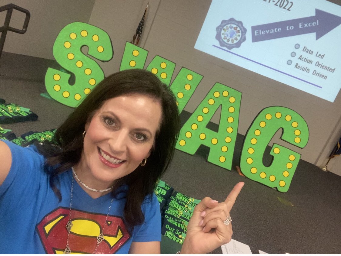 doelouisiana's tweet photo. West Leesville’s SWAG makes Em Cooper smile on this week's Teacher Leader Lagniappe Podcast episode. https://t.co/ERBnShyDSE @Karen_Rob423 https://t.co/3KgeMGrs1a