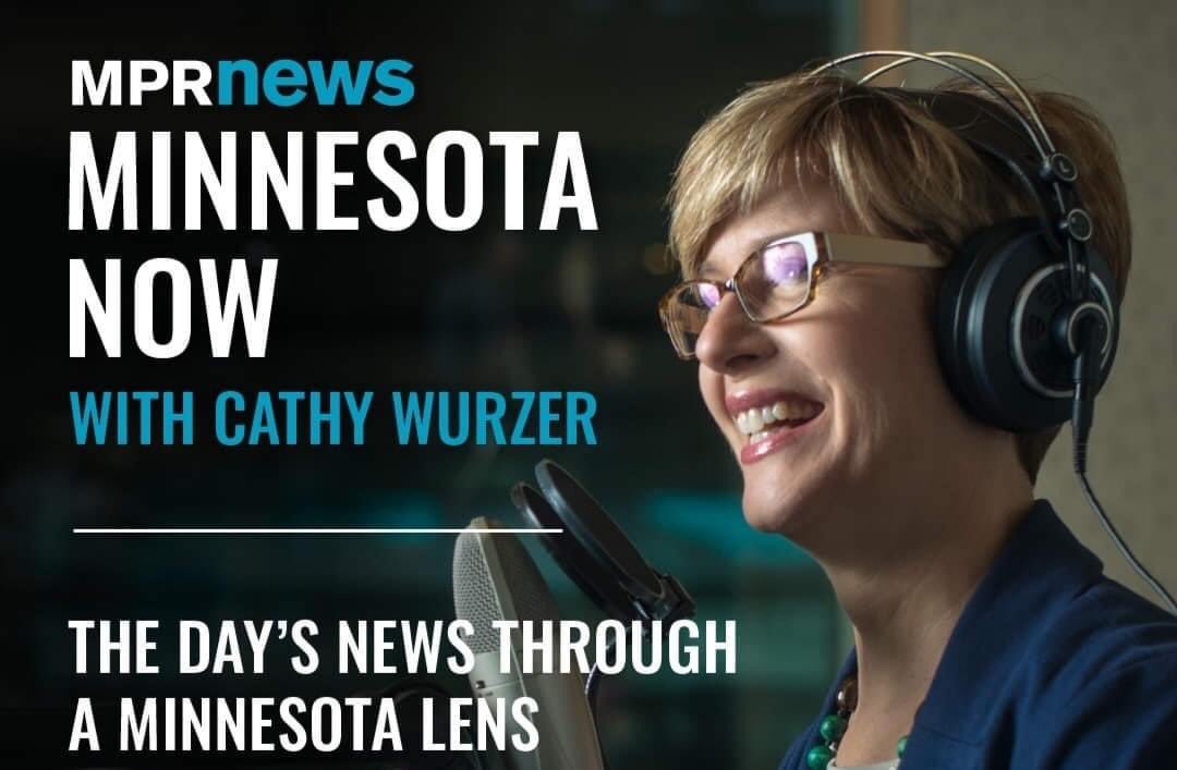 CathyWurzer's tweet photo. Heckofa good inaugural week for #MinnesotaNow, @MPRnews new noon show. Mn music, sports, history plus chats w/@mtosterholm @GovTimWalz @MarcLore @ChastityBrown @MinnesotaScore, Mpls mayoral candidates and butterflies. Never know what’ll pop up on #mnnow. Join me Monday. https://t.co/hX4WIXdGsi
