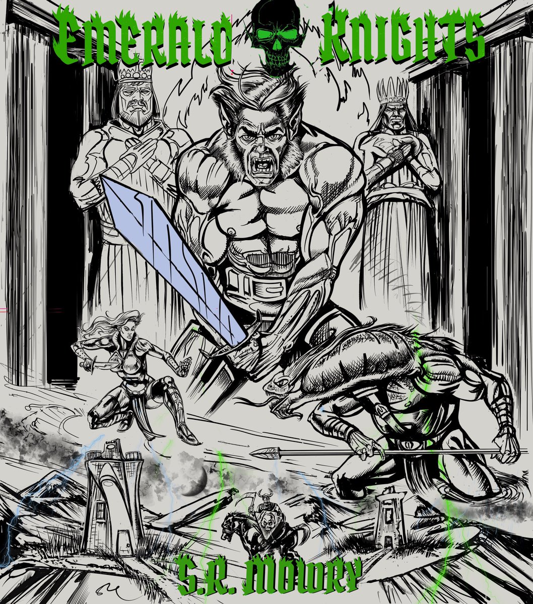 JeanLucConnery's tweet photo. Hey Fam, Emerald Knight ALT cover WIP.
I worked damn hard on these inks. Whew.
Now on to COLOURS.
If dead by next week you know why.
Don’t let my end be in vain.
Help support VETS check Mowry’s @OrcGateCommand book. #artist #orctober #inktober2021 #writingcommmunity #comics https://t.co/J69cZ2hqB8