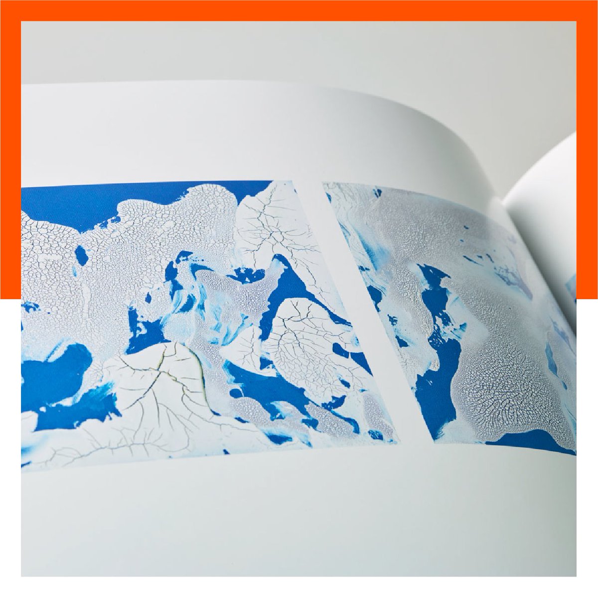 Glacial Shifts, Changing Perspectives : This exquisitely designed book documents <a href="/DianeBurko/">Diane Burko</a>'s exhibition organized by <a href="/walton_arts/">Walton Arts Center</a> in conjunction with #Artosphere.
#brilliantpress #Brilliantgraphics #DianeBurko #WaltonArtsCenter #Climatechange