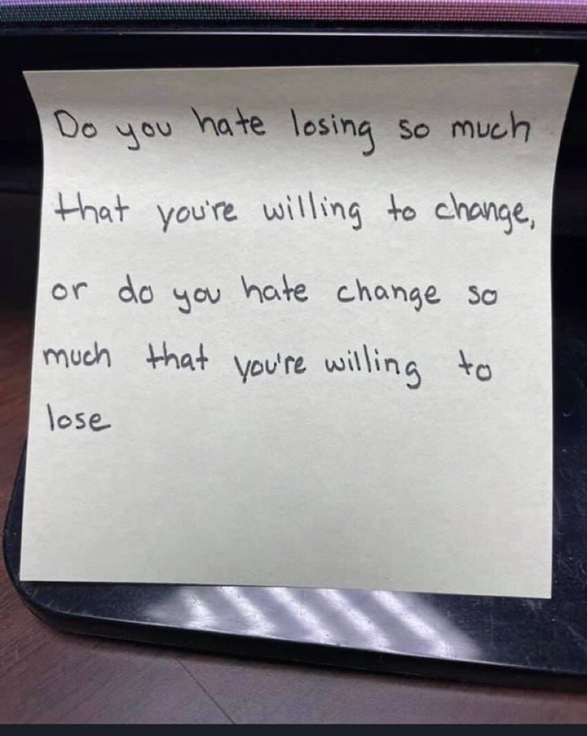 #change is necessary!