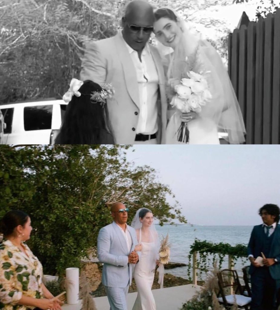 La hija de Paul Walker se casó y el que la acompañó al altar fue Vin Diesel.

Creo que ha empezado a llover 🥲