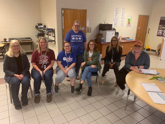 Great collaboration among our auxiliary teams and exceptional children’s department.  Always thinking outside the box to serve all students. #teamwork #1Dstrong