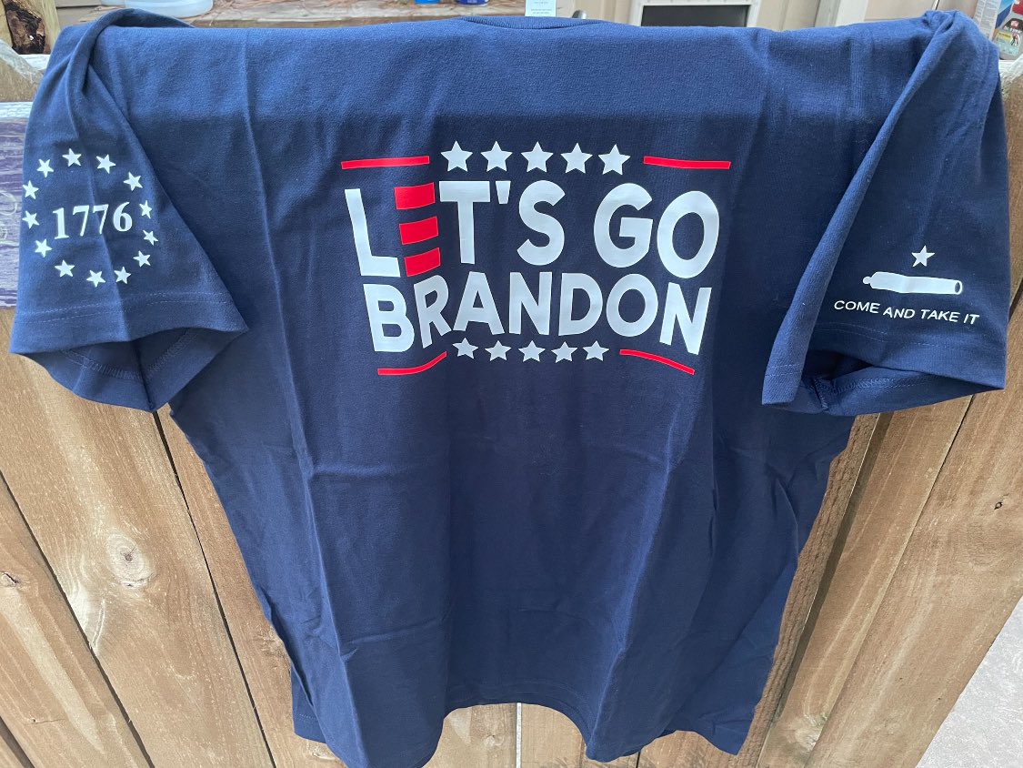 New threads courtesy of my cousin. #LetsGeauxBrandon