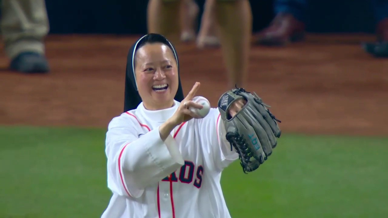 FOX Sports: MLB on X: Sister Mary Catherine doing Carlos Correa's