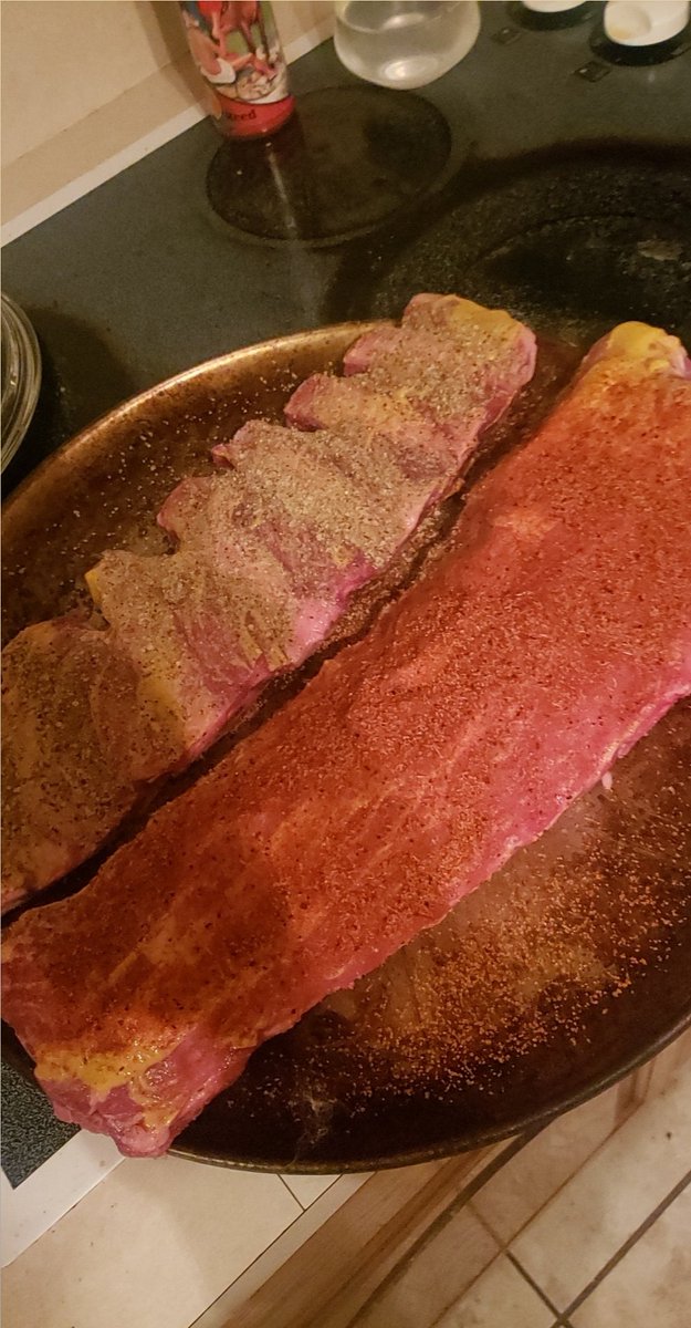 SoIeBernal's tweet photo. Bought me some beef and pork ribs now sipping on some Dos. Let's make tonight good https://t.co/DLmddF8dNQ