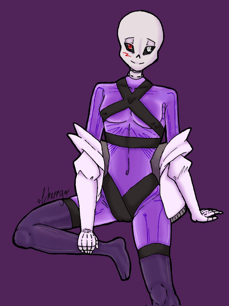 gardenofcherrie's tweet photo. I missed one day 'cause I have special plans for it 
So
Here is Cross!
Day 8
#dressuptober #dressuptober2021 
#undertaleau #xtale #crosssans https://t.co/gikiniBRR7