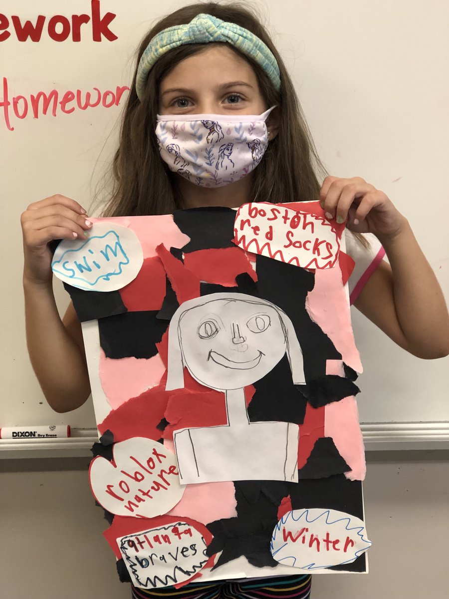 Ms_JArmstrong's tweet photo. Our attempt at identity self portraits. We might need ⁦@Crivera7716⁩’s help! #BlueJaysCan https://t.co/Y4VyghqCfM