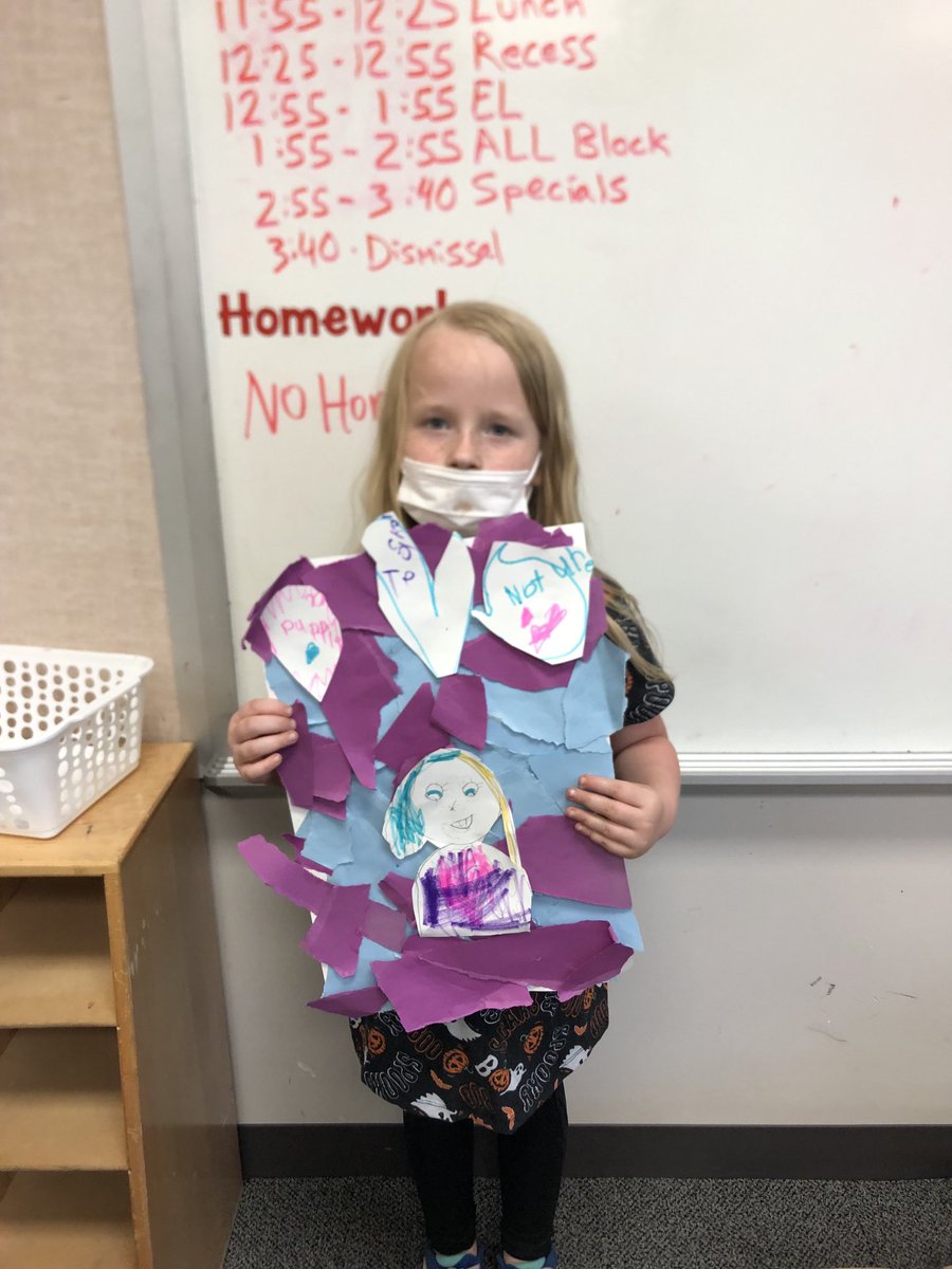 Ms_JArmstrong's tweet photo. Our attempt at identity self portraits. We might need ⁦@Crivera7716⁩’s help! #BlueJaysCan https://t.co/Y4VyghqCfM