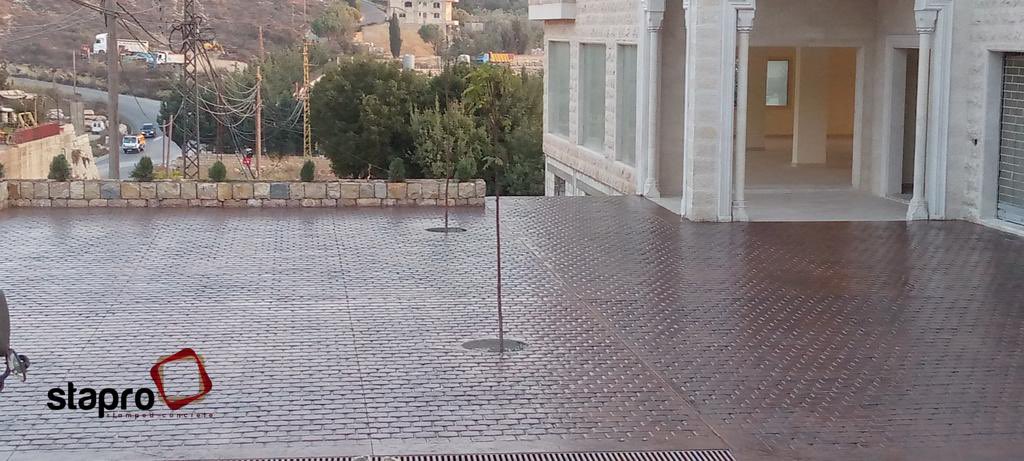 stapro_lb's tweet photo. STAPRO Stamped Concrete 
PLEASURE OF ART
Alfares Group Industrial City ( Baakleen - Alshouf )

For more information contact us:
70 838788 / 03 923863
#stamped #Concrete #decoration #exhibtion  #maintenance #stamped_Concrete #construction #supply #stapro #Lebanon #art #engineer https://t.co/fdSekMzixa