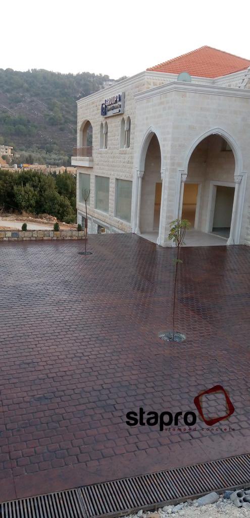 stapro_lb's tweet photo. STAPRO Stamped Concrete 
PLEASURE OF ART
Alfares Group Industrial City ( Baakleen - Alshouf )

For more information contact us:
70 838788 / 03 923863
#stamped #Concrete #decoration #exhibtion  #maintenance #stamped_Concrete #construction #supply #stapro #Lebanon #art #engineer https://t.co/fdSekMzixa