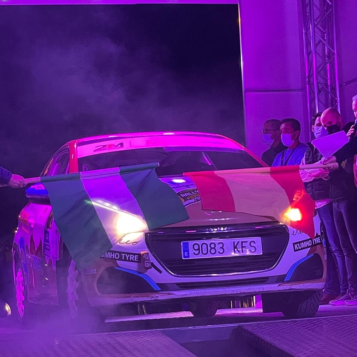 ⚫🟠 Ceremonia de salida del Rallye de Pozoblanco 👏👏 <a href="/RallyPozoblanco/">Rallye Ciudad de Pozoblanco</a>  @CERT_GT2i