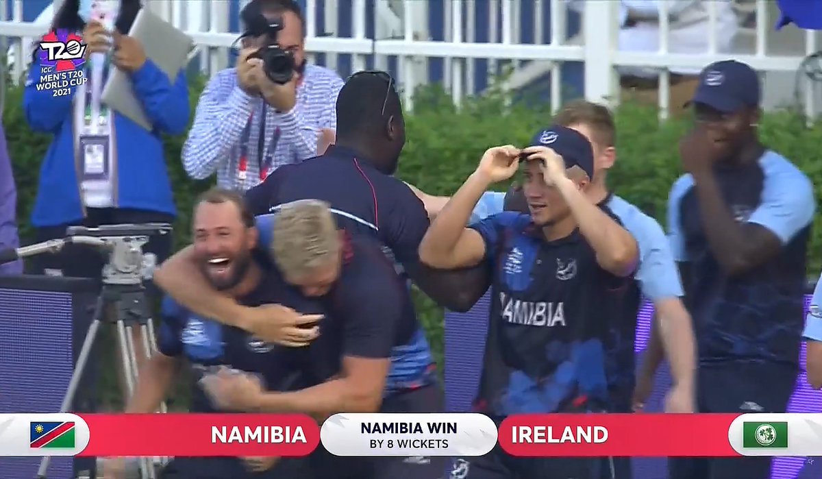 aamir_raza110's tweet photo. Historic day for #Namibia.
Congratulations 🙌🏼❤️🔥
#T20WorldCup #NAMvsIRE https://t.co/qfx68raRy5