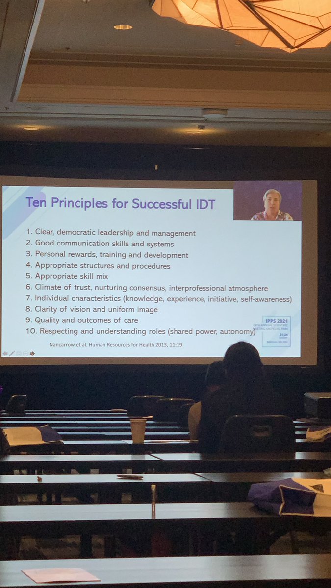 KayBeePT's tweet photo. @PelvicPainOrg #IPPS2021 inquiring minds want to know - what are the things that make a stellar #Interdisciplinaryteam @DrPaulYong @DrAllaire https://t.co/DXlRwt9BHp