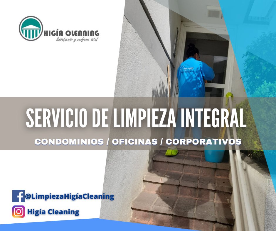 HigiaCleaning's tweet photo. No vuelvas a preocuparte por la limpieza de tu condominio! en @HigiaCleaning hacemos que tus días sean más fácile #SomosMasQueUnaLimpieza #TuMejosAleñiadon https://t.co/H6LUbbHST5