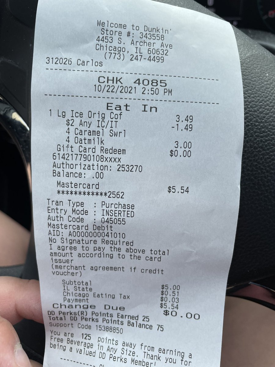 Legarconjosh's tweet photo. @dunkindonuts  $3 for oatmik that is more than the $2 coffee promo y’all have 🥺🥺 https://t.co/7HfpYM76wB