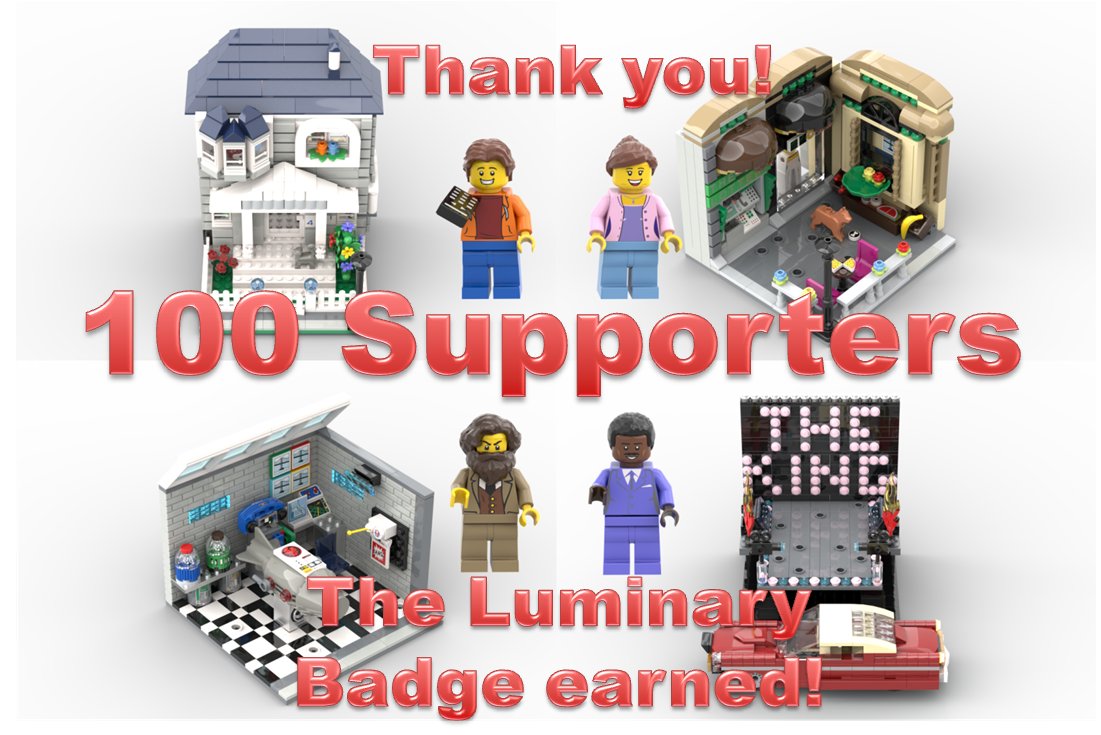 BrickLadyAgata's tweet photo. 1st milestone achieved! 
Thank you all for supporting the Brick Sliders on https://t.co/vEkqsjDqqC !
Please spread the word and let's bring #Sliders to the 2nd milestone: 1000 supporters.
#bringbacksliders #bricksliders #slidersfamily #LegoIdeas @CleavantDericks @MrJerryOC https://t.co/5K24hIvmzo