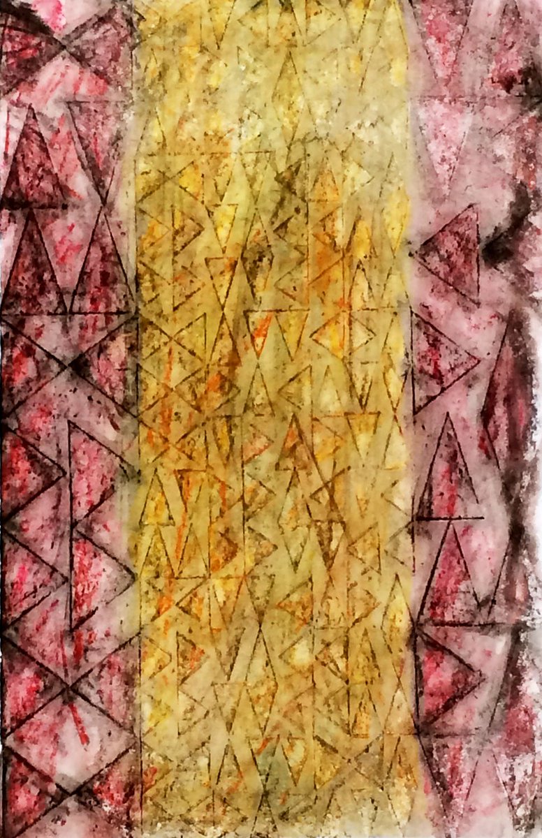 BillBrookover's tweet photo. Layered Triangles #11 is available in my CFEVA Online Shop through the end of October as part of POST. Check out link at https://t.co/5bNcTSJUGN #POSTPHL #POST2021 #SupportPhillyArtists #ArtIsPhilly #ArtIsEverywhere #PhiladelphiaOpenStudioTours https://t.co/SqtfONFkuw