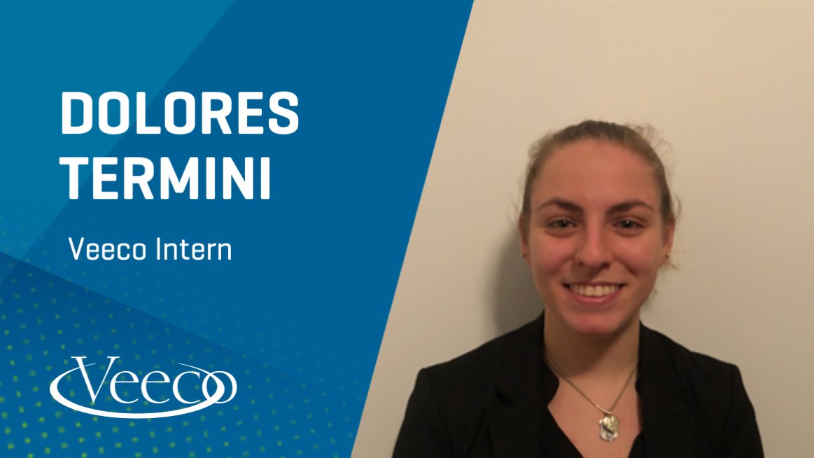 Veeco's tweet image. Dolores Termini, a current intern for Veeco, has developed technical skills that include #ellipsometry, atomic force microscopy, electro-luminescence mapping, and #opticalmicroscopy. We thank Dolores for her growth mindset and commitment to #MakeAMaterialDifference