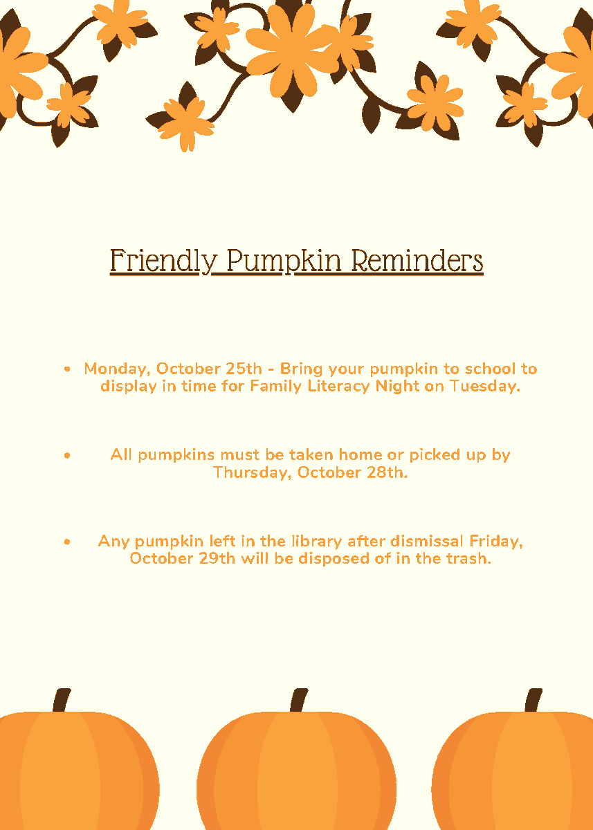 HorneLibrary's tweet photo. Pumpkin  Book Characters Extravaganza --Can not wait to see our Hound Dogs creativity! #HorneProud #ReadersAreLeaders https://t.co/NtC8GfR18H