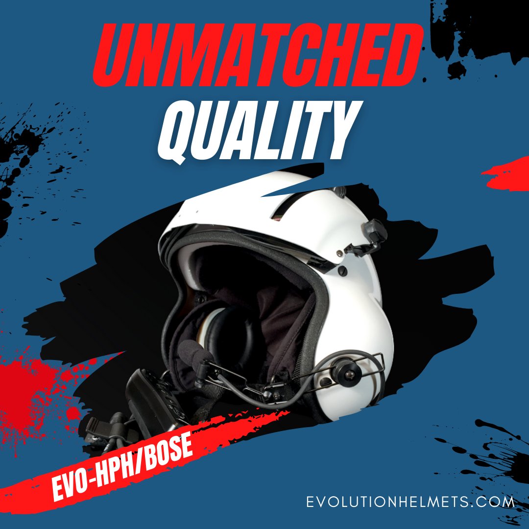 EvolutionHelmet's tweet image. The AVI-HPH Bose A20 Helmet is a Dual Visor Helicopter Helmet w/BOSE A20 ANR capability. 
 
You will be able to hear any broadcast in crystal-clear quality, even if you’re up in the clouds!

#flightgear #flightsuits #nomex