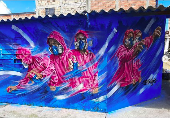 FALCAO's tweet photo. Gracias a ustedes me entero que el creador del mural es  May Rojas. https://t.co/SPUikV1yKi  Muchas gracias May. Que se conozca en muchos más lugares tu talento y el proyecto de  BogotaColors https://t.co/wNA6Ic4jJH   Gracias ! https://t.co/HOBeMG6qkI