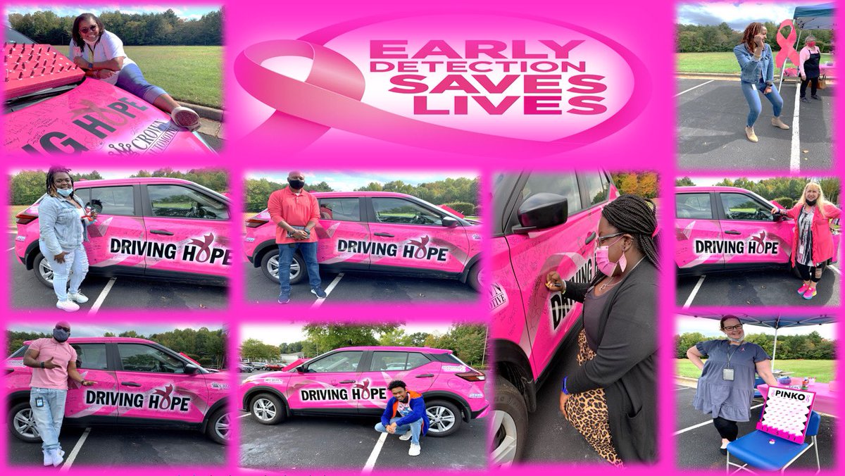 Today was a huge success! Thanks Greensboro for making it a great turn out! #NBCEFamily #NBCEBreastCancerAwareness #NBCEWearsPink @H3Greensboro <a href="/1malonezone/">Andre Malone</a>