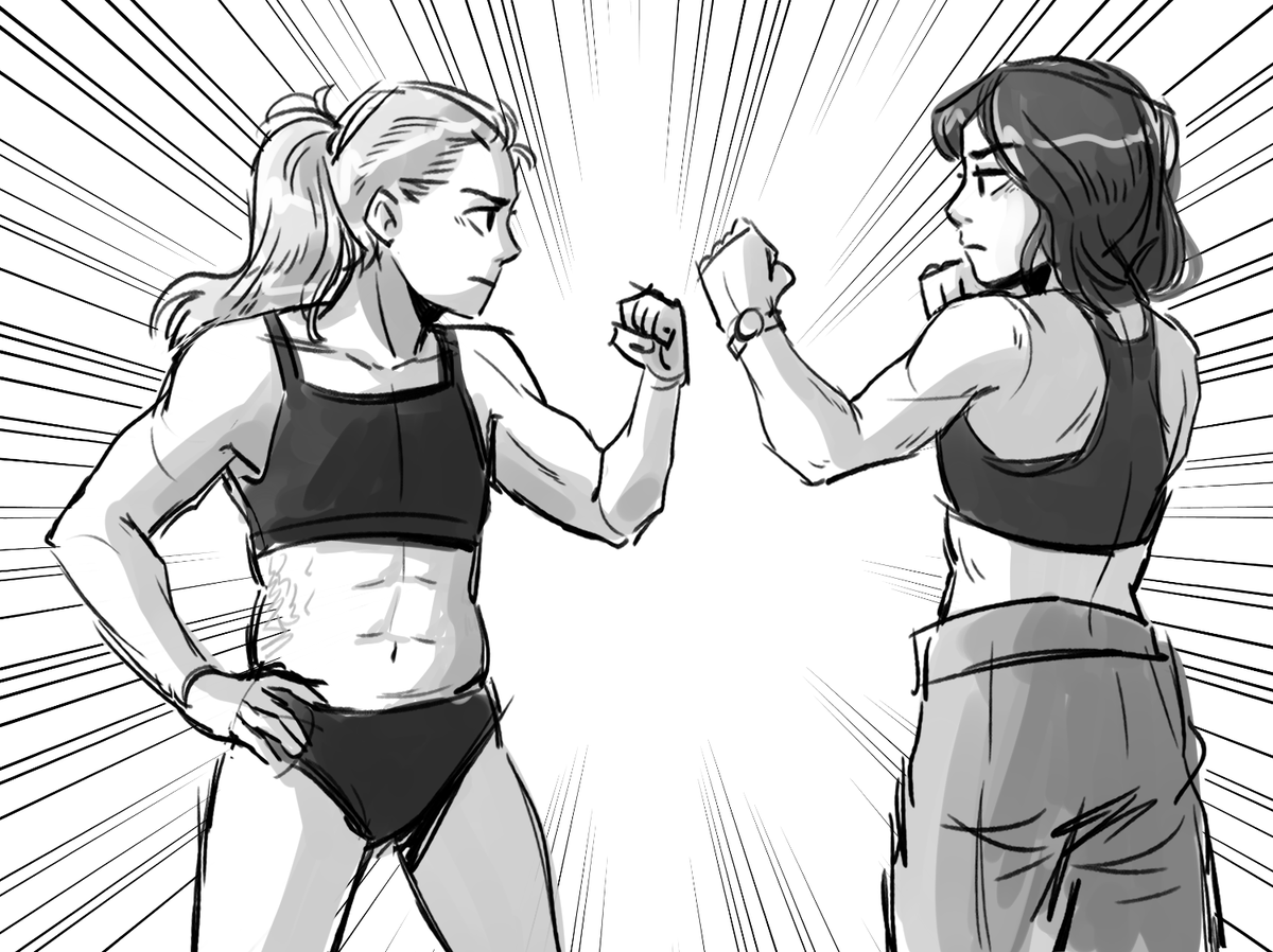 the power and tension between MMA gals.. 👀💦 