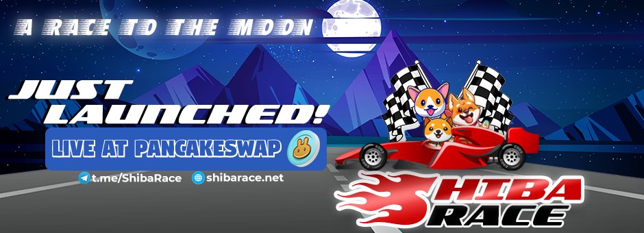 #Shiba Race is now live at #PancakeSwap 

📜Contract : 0x0df1bbe884B44c3eAb2456eb0354c67d295fd69b

💰Buy on PancakeSwap: pancakeswap.finance/swap?outputCur…

📊Poocoin Chart: poocoin.app/tokens/0x0df1b…

🫂TG: t.me/ShibaRace
🌐Website: shibarace.net