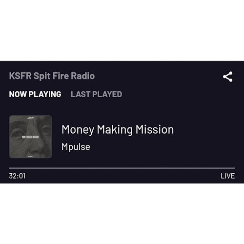 SpitFireRadio_'s tweet photo. #Mpulse "Money Making Mission" Now Playing On Spit Fire Radio. https://t.co/Giit1hUZBI #spitfireradioaustin #moneymakingmission #hiphop #digitalradio #austin #texas https://t.co/7opvQLXfI3