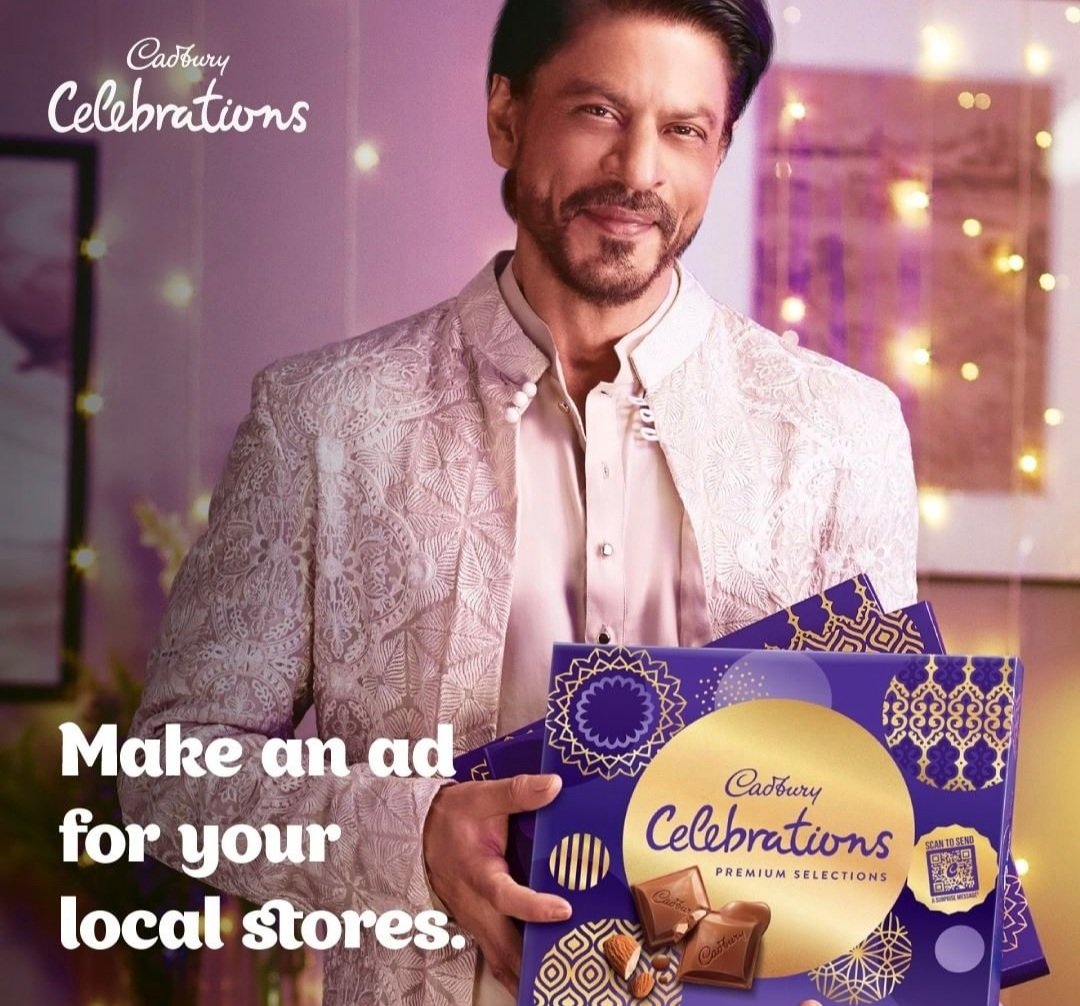 Rt if you are going to buy a pack of Cadbury Celebrations as much as you can .. This Diwali ! 

Just because of this face 
#ShahRukhKhan ! 

#CadburyCelebrations 
#NotJustACadburyAd 
#KuchAcchaHoJayeKuchMeethaHoJaaye