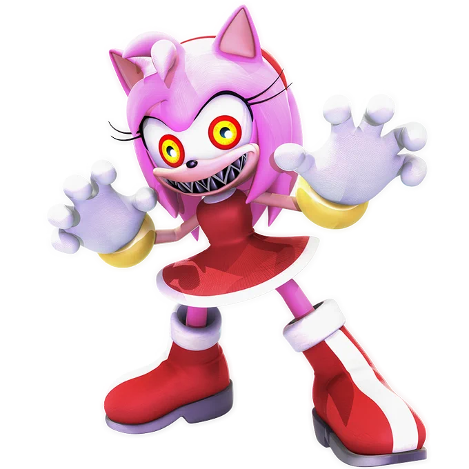 Spooky Sonic forms

Sonic.EXE and Possessed Amy renders 