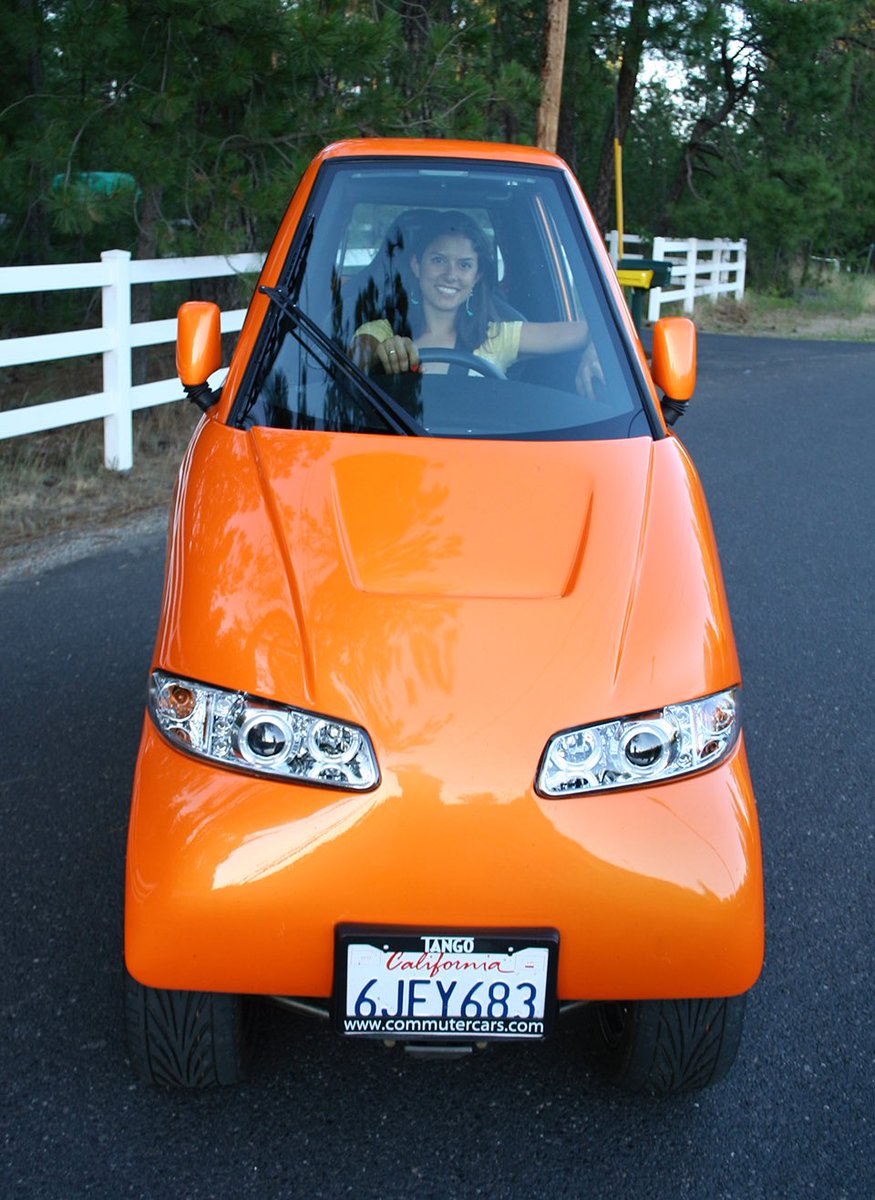 SingleOccupant's tweet photo. @Vivskivs @SecretaryPete Yes, and highway-capable #TangoEV. @CommuterCars #SkinnyMobility https://t.co/7zYFwBHntl