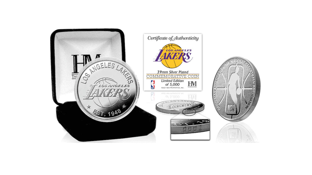 LakersNation's tweet photo. 🚨 CONTEST TIME 🚨

Again, respond with which Laker will score the 1st FG, 1st AST, 1st REB and the #Lakers total points (tie-breaker) tonight to win this Lakers Highland Silver Mint Coin. 

MUST be following us AND RT this to enter. All responses have to be in before 7 p.m. PT. https://t.co/SPkK7fpouM