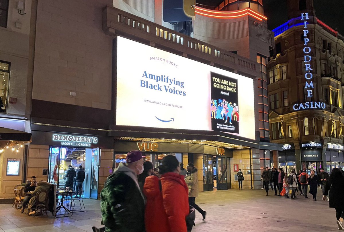 NancAdimora's tweet image. #OfThisOurCountry🇳🇬 essays spotted in Leicester Square. 🥰
