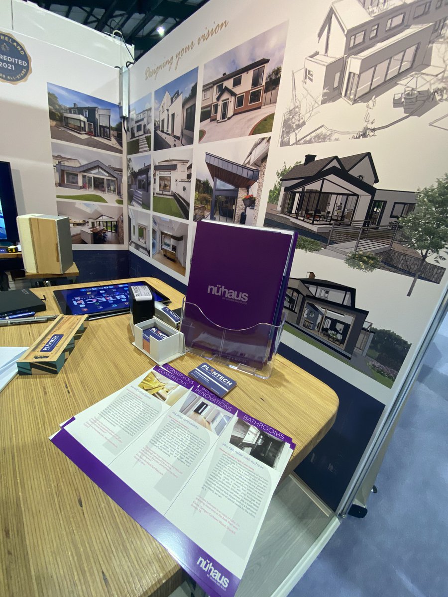 PLANTECH_'s tweet photo. RDS Ideal home show exhibition 2021. Visit us at stand 065 for a consultation with a member of our design team. #Designandbuild @PLANTECH_ @nuhausireland @IdealHomeDublin https://t.co/YbyGp39wey