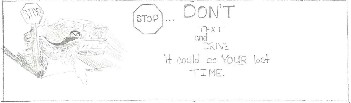 FCHDOhio's tweet photo. โผ๏ธTeen Driver Safety Week
Today we are highlighting Connor Williams of Swanton High School!! ๐ฅณ
๐ Connor received Honorable Mention in the 2021 State Farm Teen Distracted Driving Billboard Contest.
.
#TeenDistractedDrivingAwareness #DriveSafeOhio #FCSafeCommunities https://t.co/XpFM3T189X