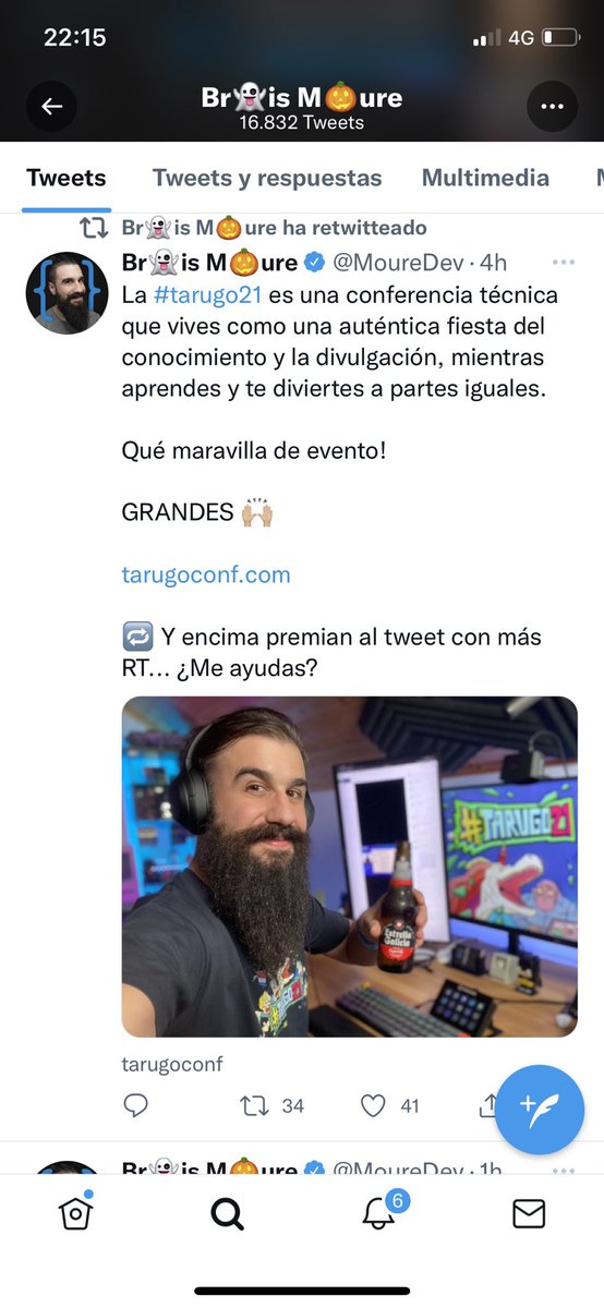 LauraLacarra's tweet photo. Hola @tarugoconf !! 😅😅 qué ha pasado aquí? Quien tiene más RTs? #tarugo21 https://t.co/5BhdmabuWO