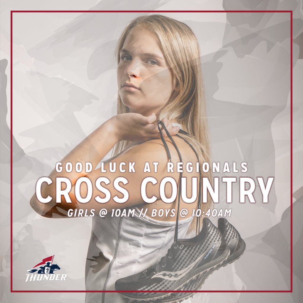 SJA_Gameday's tweet image. Cross Country is hosting regionals tomorrow at Savior Pastoral Center! Good luck to all runners! #GoThunder