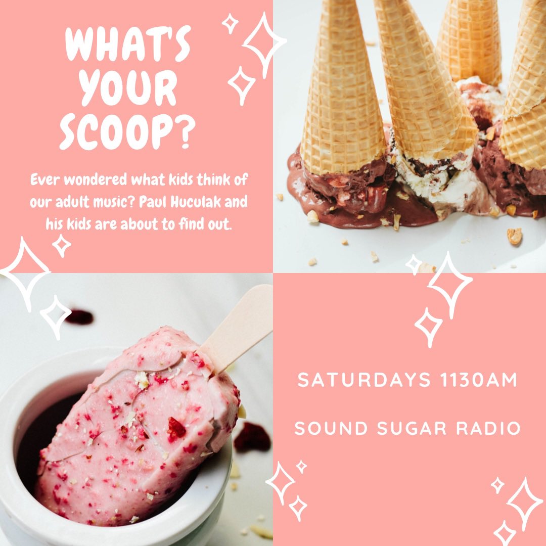 SoundSugarRadio's tweet photo. Kids say the darnedest things don’t they? They sure do in What’s Your Scoop! Tune in tomorrow at 1130am.

#saturday #morning #listen #laugh #goodmusic #yeg #online #radio #whatsyourscoop #soundsugarradio

https://t.co/RzOU8A4nn1 https://t.co/uSPh97moAY