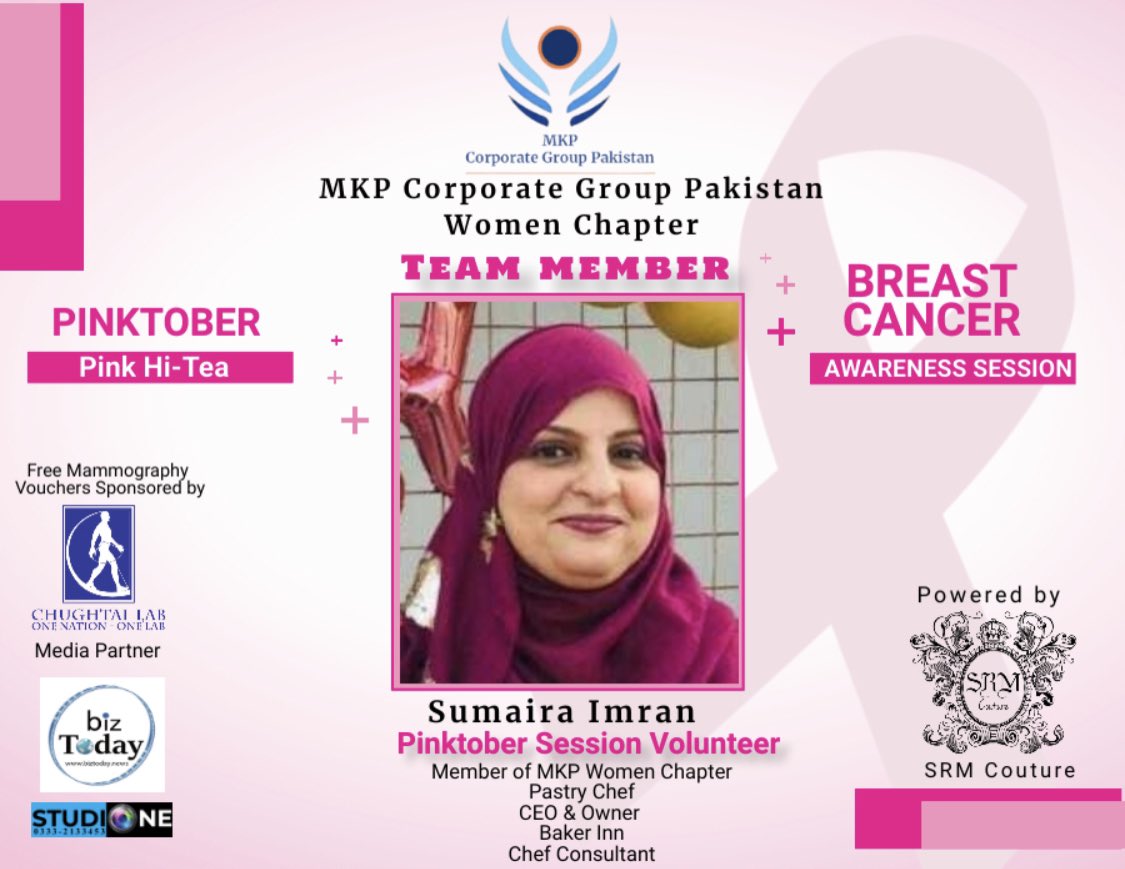 MKPCGP's tweet photo. #PINKTOBER 
#PinkHiTea #MKPWomenChapterPinktober
#MKPWomenChapter
#MKPCorporateGroup
#SRMCouture
#Chughtailab
#Biztoday
#Studione https://t.co/OI0HZV23XK