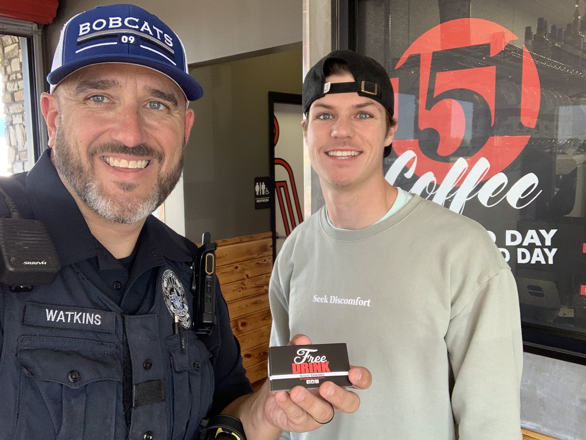 BNHS_SRO's tweet photo. Thank you 151 Coffee for your donations! The students will be very excited and amazingly appreciative next week! @151Coffee @ByronNelsonHigh @RoanokePoliceTX @TrophyClubGov #151coffee https://t.co/vaHX9AlnS7