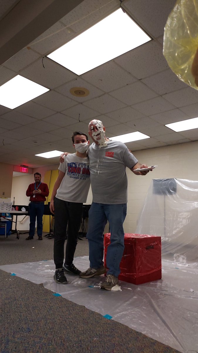 rawbcj's tweet image. Truly an amazing educator and great supporter for Strack PTO. Thank you Mr. Clary and all the other teachers who supported our pie in the face! @StrackKISD @KleinISD