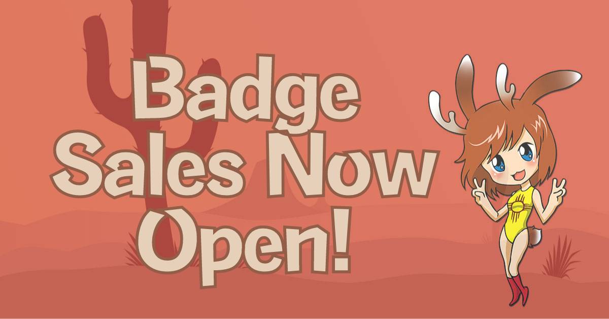 Sabaku 2022 badge sales are now open!

Prices will increase on Nov. 1st, so buy them now to get the best deal!

Cant wait to see you all again!

sabakucon.com/badges