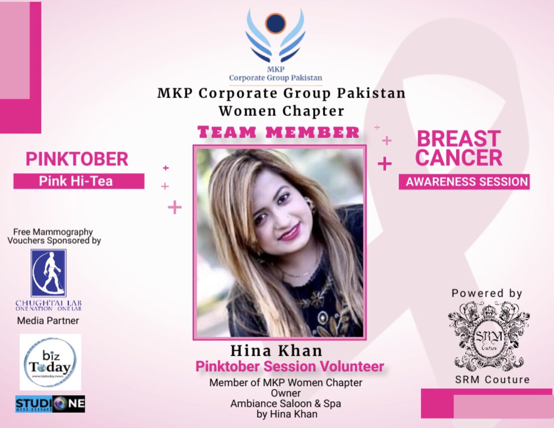 MKPCGP's tweet photo. #PINKTOBER 
#PinkHiTea #MKPWomenChapterPinktober
#MKPWomenChapter
#MKPCorporateGroup
#SRMCouture
#Chughtailab
#Biztoday
#Studione https://t.co/kEcWjkvAaq